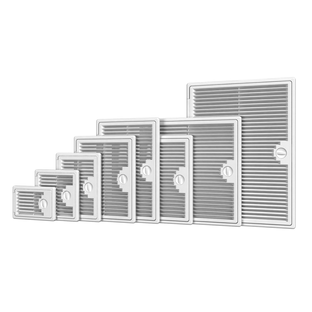 Люк-дверца с решеткой 3030ДФ Декофот 300х300мм