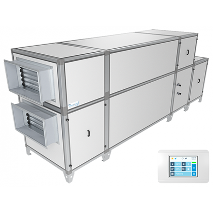 Приточно-вытяжная установка Breezart 16000 Aqua RP PB (без стоимости смесит. узла)