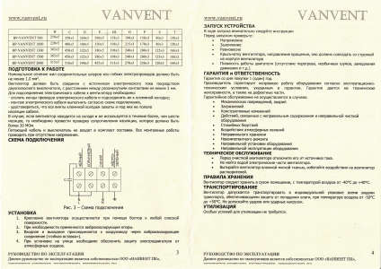 Вентилятор радиальный ВанВент BP-2000 К